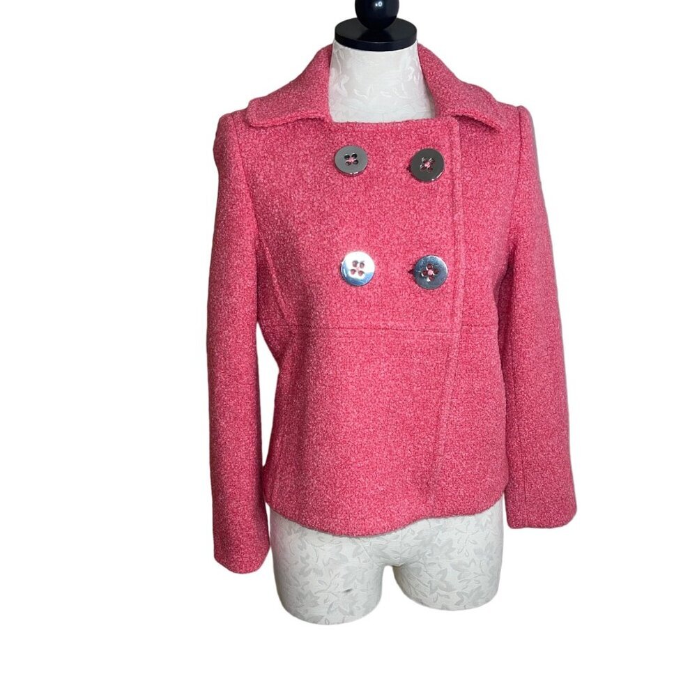 Milly Pink Double-Breasted Jacket